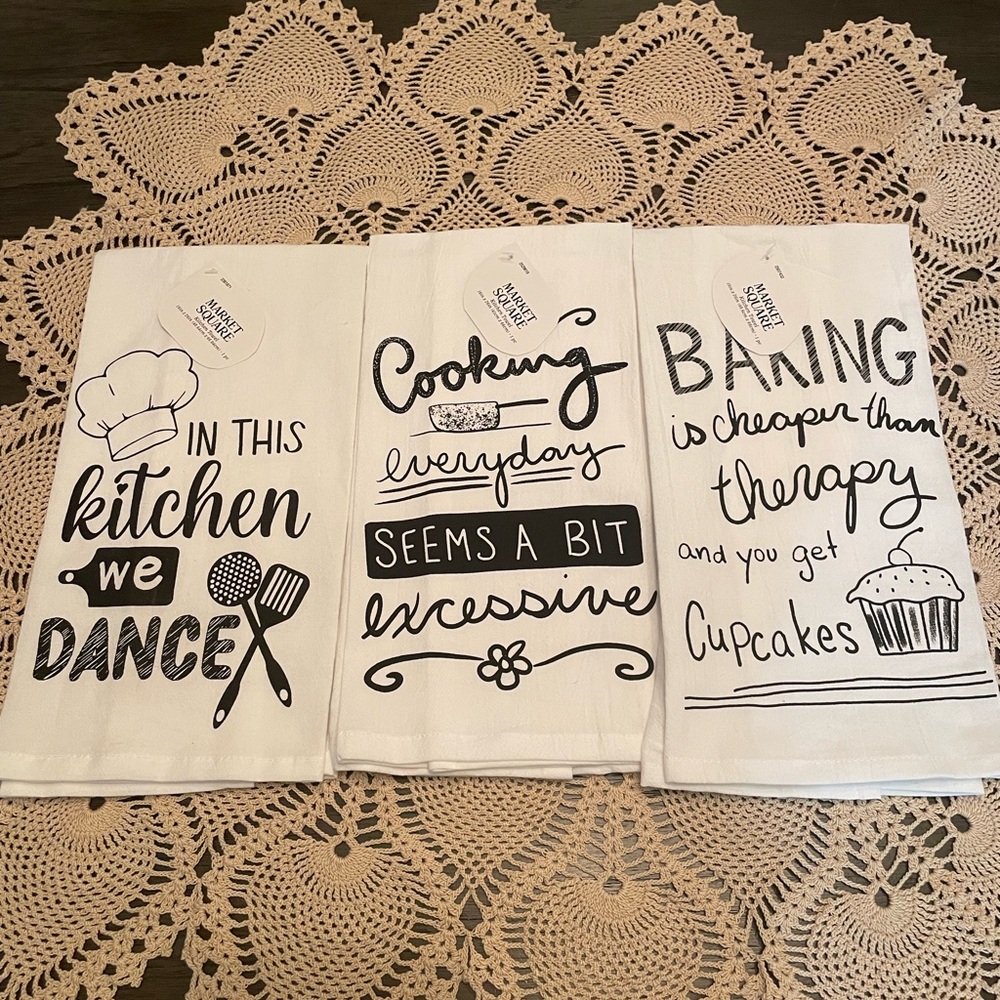 Marketplace (3) kitchen towels